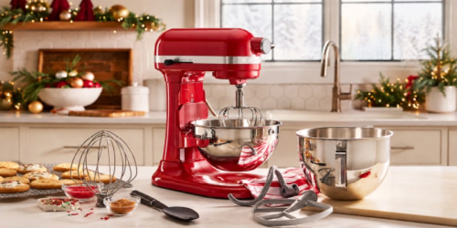 KitchenAid Stand Mixer Bundle from Only $284.98 Shipped — Includes TWO Bowls!
