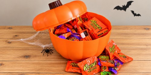 Reese’s Pumpkin Bowl w/ 110 Candy Treats Back in Stock on Amazon (BUT May Sell Out)