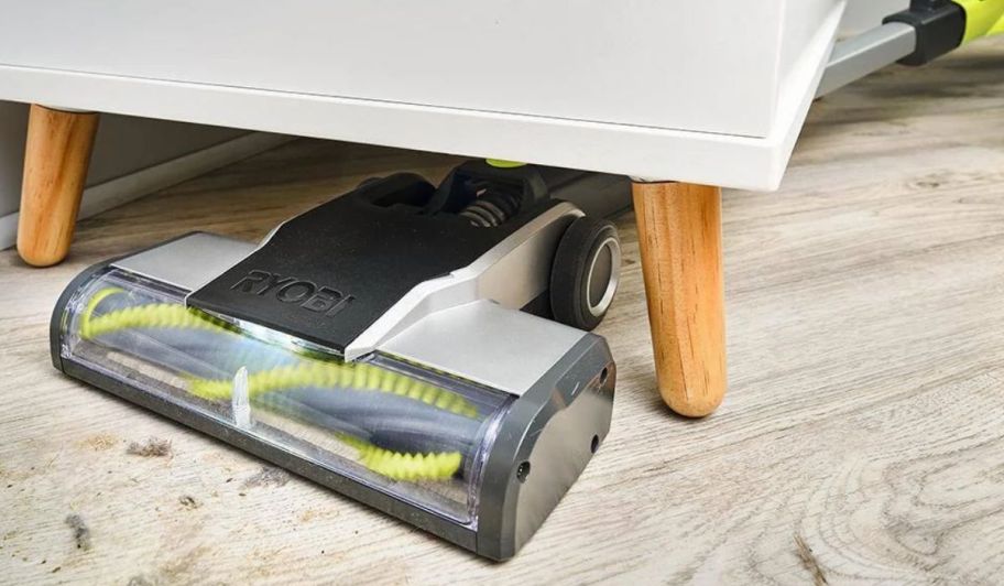 Ryobi vacuum under the couch
