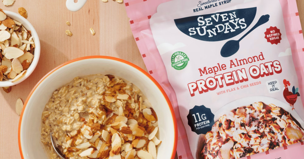 Seven Sundays Protein Oats Just $5.48 After Walmart Cash (10g of Protein!)