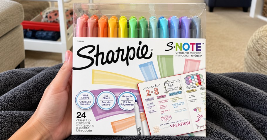 Sharpie Pastel Markers 24-Pack Just $8 Shipped on Amazon