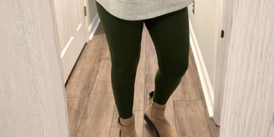 High-Waisted Leggings from $3.99 on Amazon (Regularly $10)