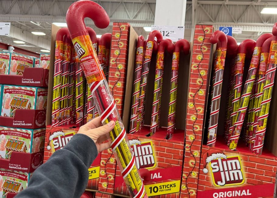 Slim Jim Giant Candy Canes are Back at Sam’s Club for Just $12.98