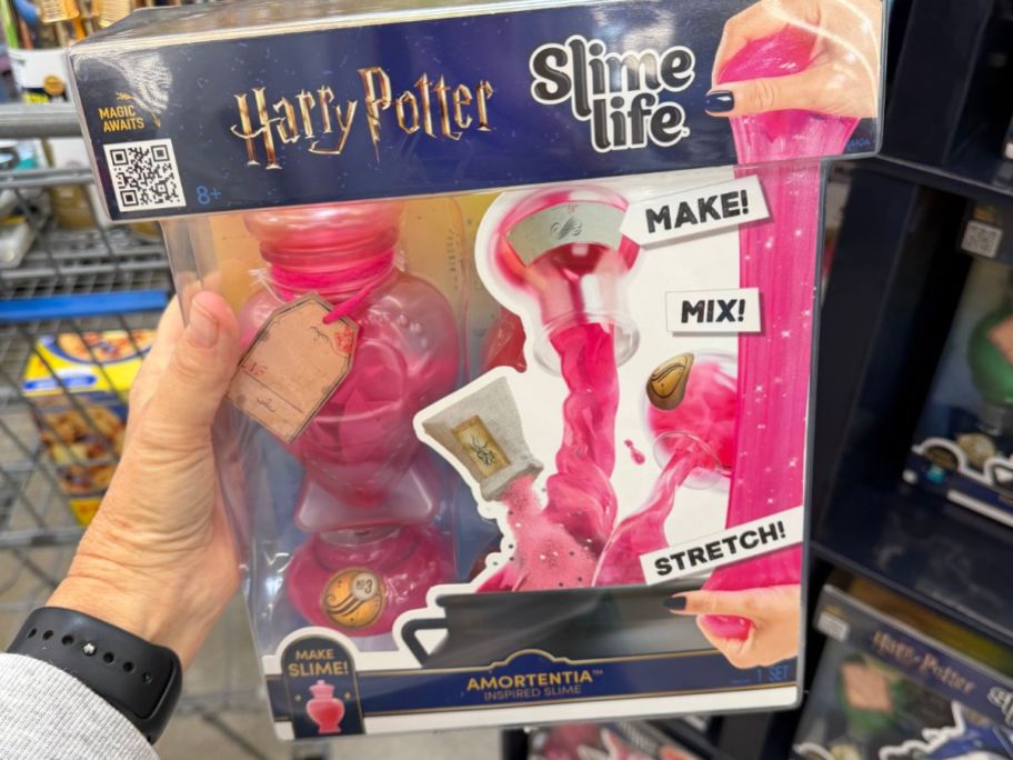Slime Life Harry Potter Amortentia Potion in hand in store