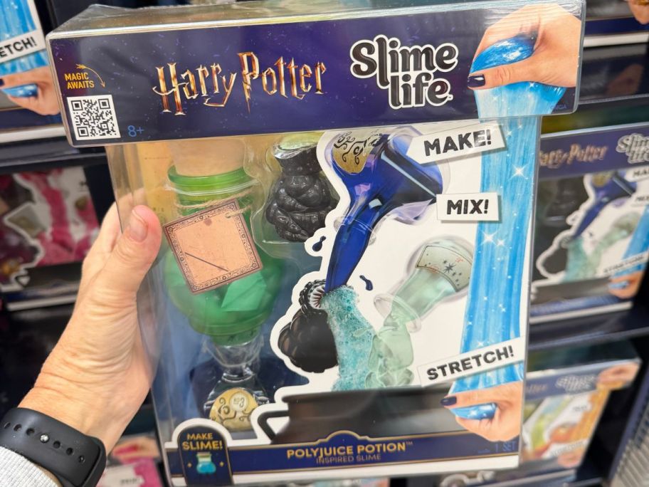 Slime Life Harry Potter Polyjuice Potion in hand in store