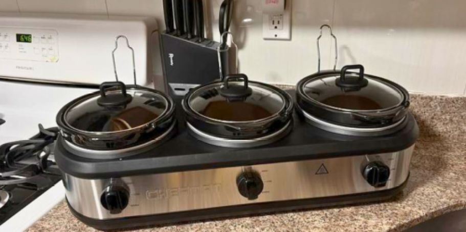 Chefman Triple Slow Cooker & Buffet Server Just $38.99 Shipped on Kohls.com (Reg. $90)