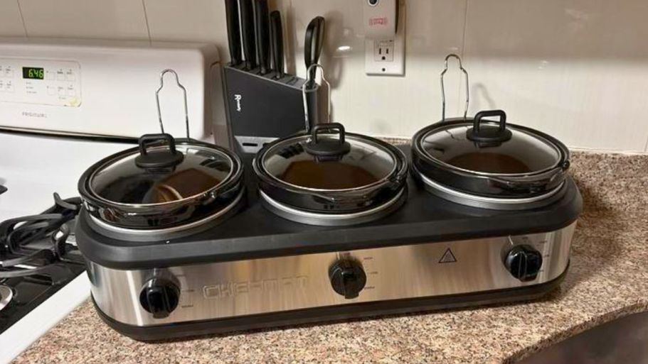 Chefman Triple Slow Cooker & Buffet Server Just $38.99 Shipped on Kohls.com (Reg. $90)