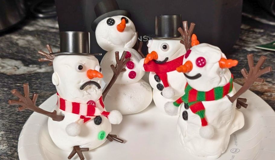Air-Dry Clay Snowman Kit 9-Pack Just $6.99 on Amazon