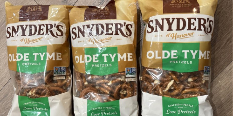 Snyder’s of Hanover Pretzels Just $2.46 Shipped on Amazon