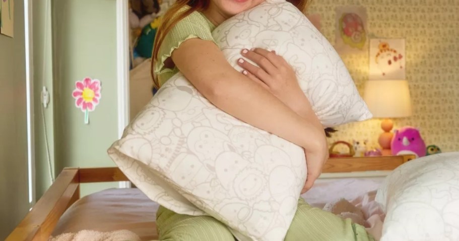 This $9.99 Pillow is Made w/ Squishmallows Filling!