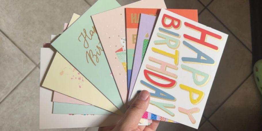 20 Assorted Birthday Cards Only $6.98 on Amazon (35¢ Each!)