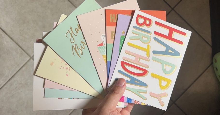 20 Assorted Birthday Cards Only $6.98 on Amazon (35¢ Each!)