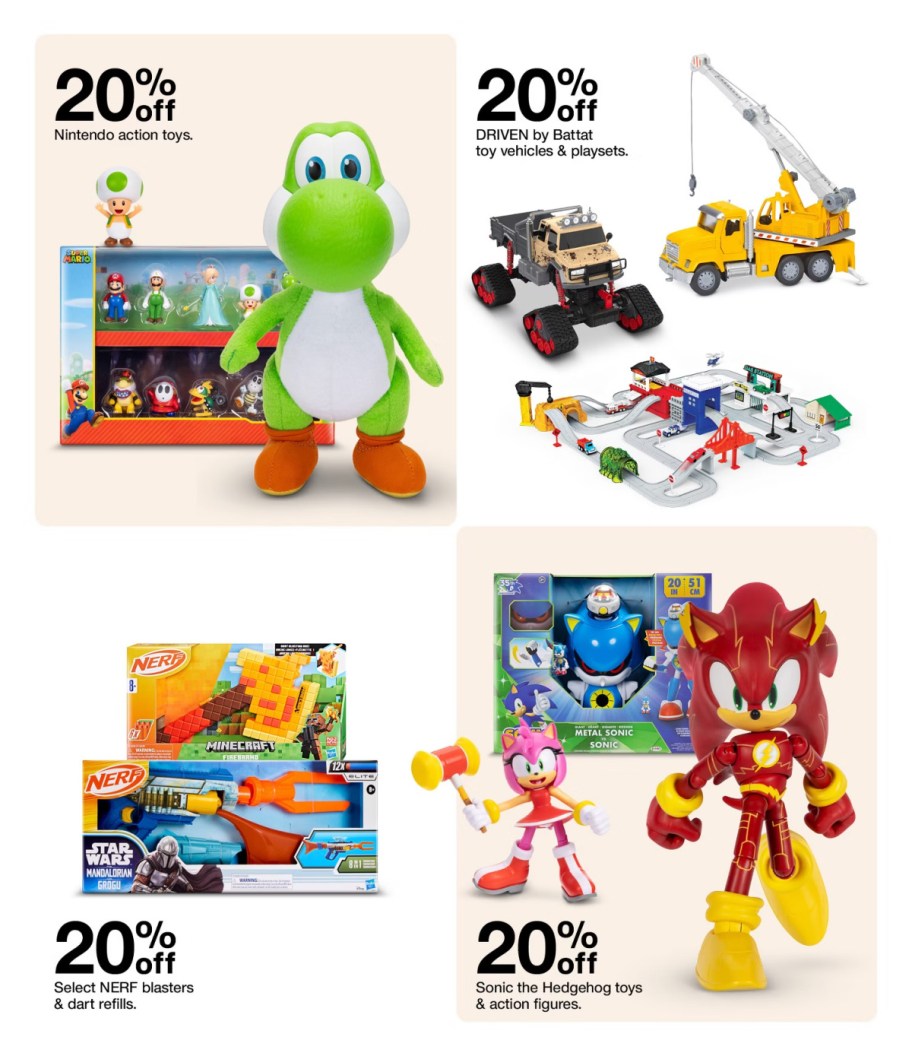 page from Target ad