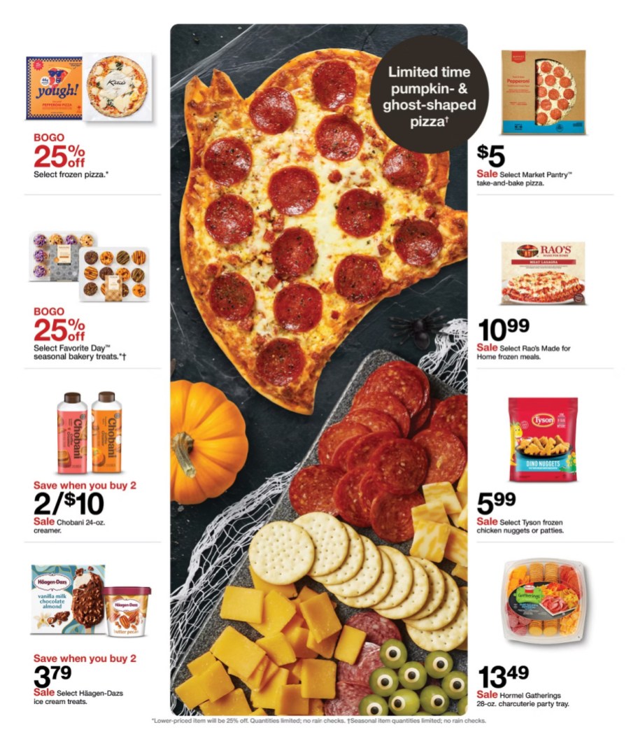 page from Target ad