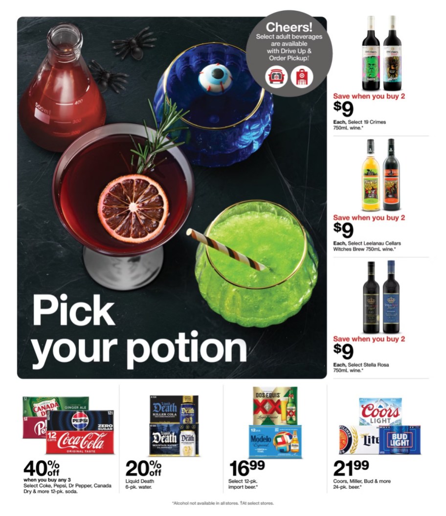 page from Target ad