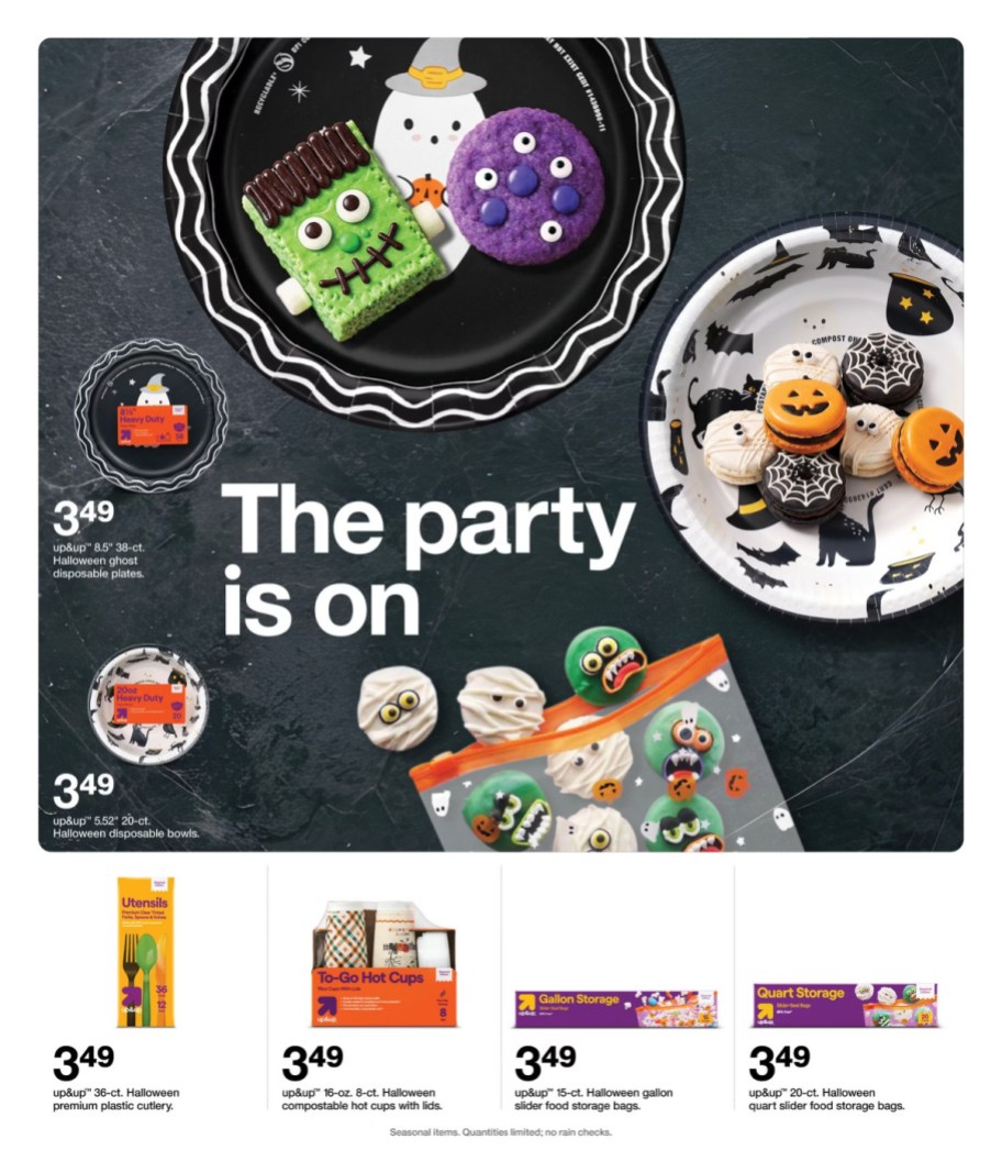 page from Target ad