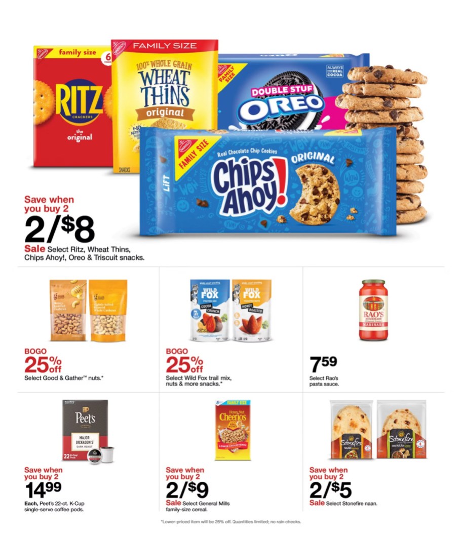page from Target ad