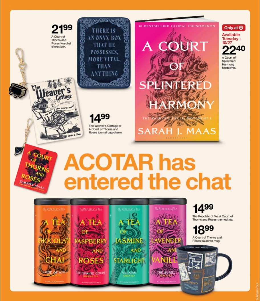 page from Target ad