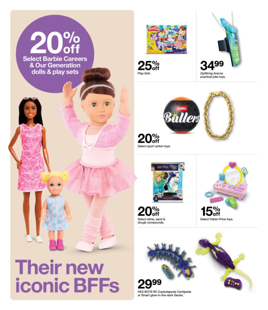 page from Target ad