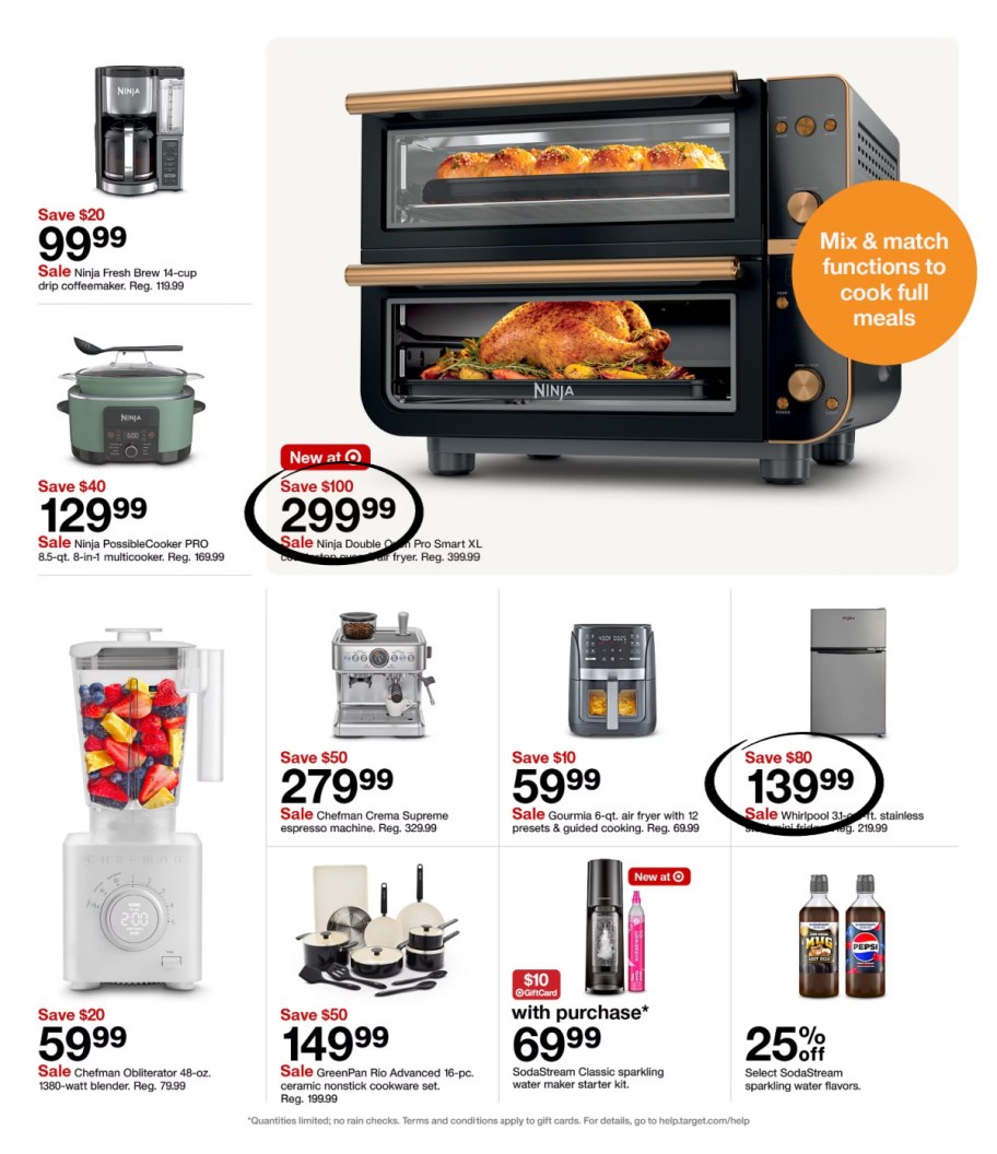 page from Target ad