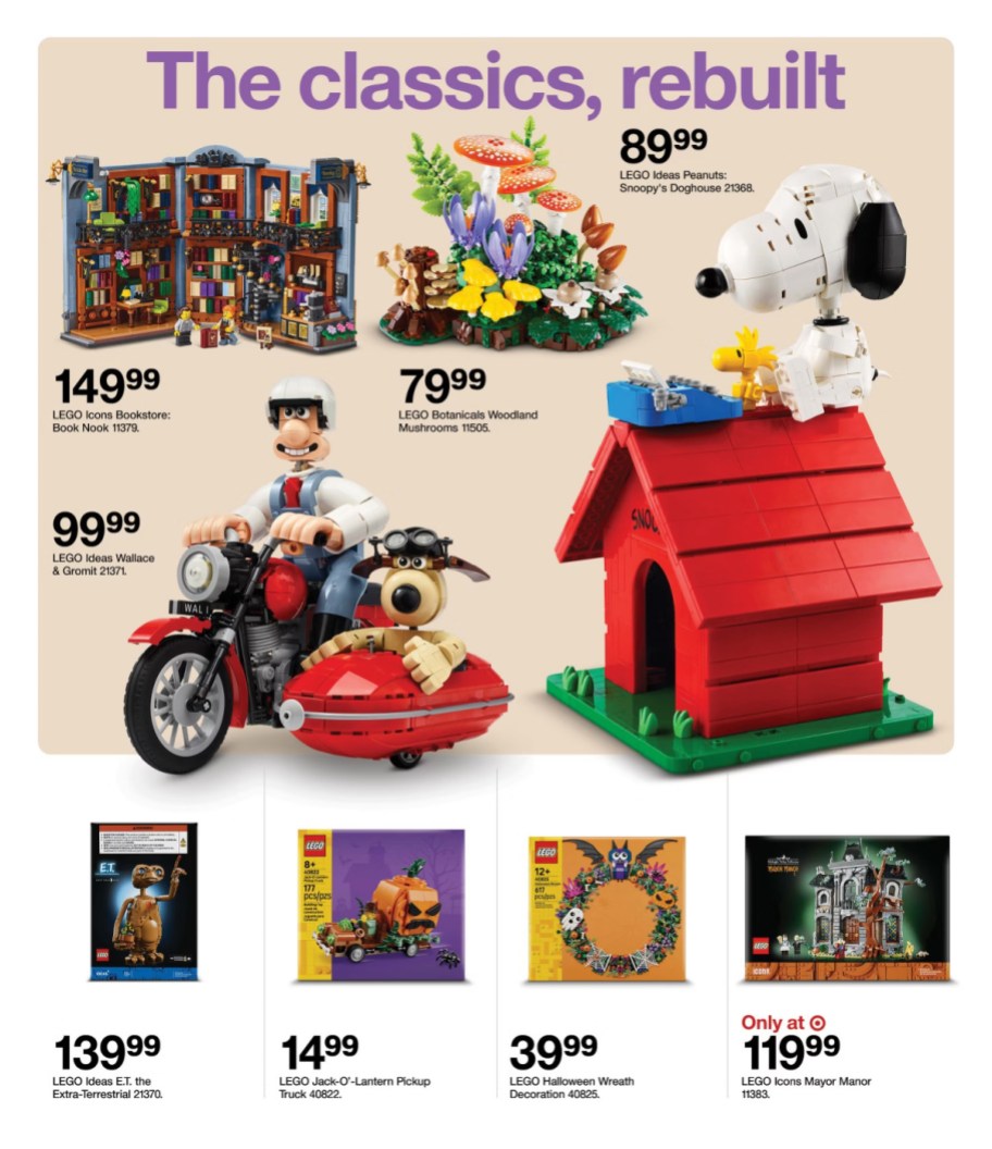 page from Target ad