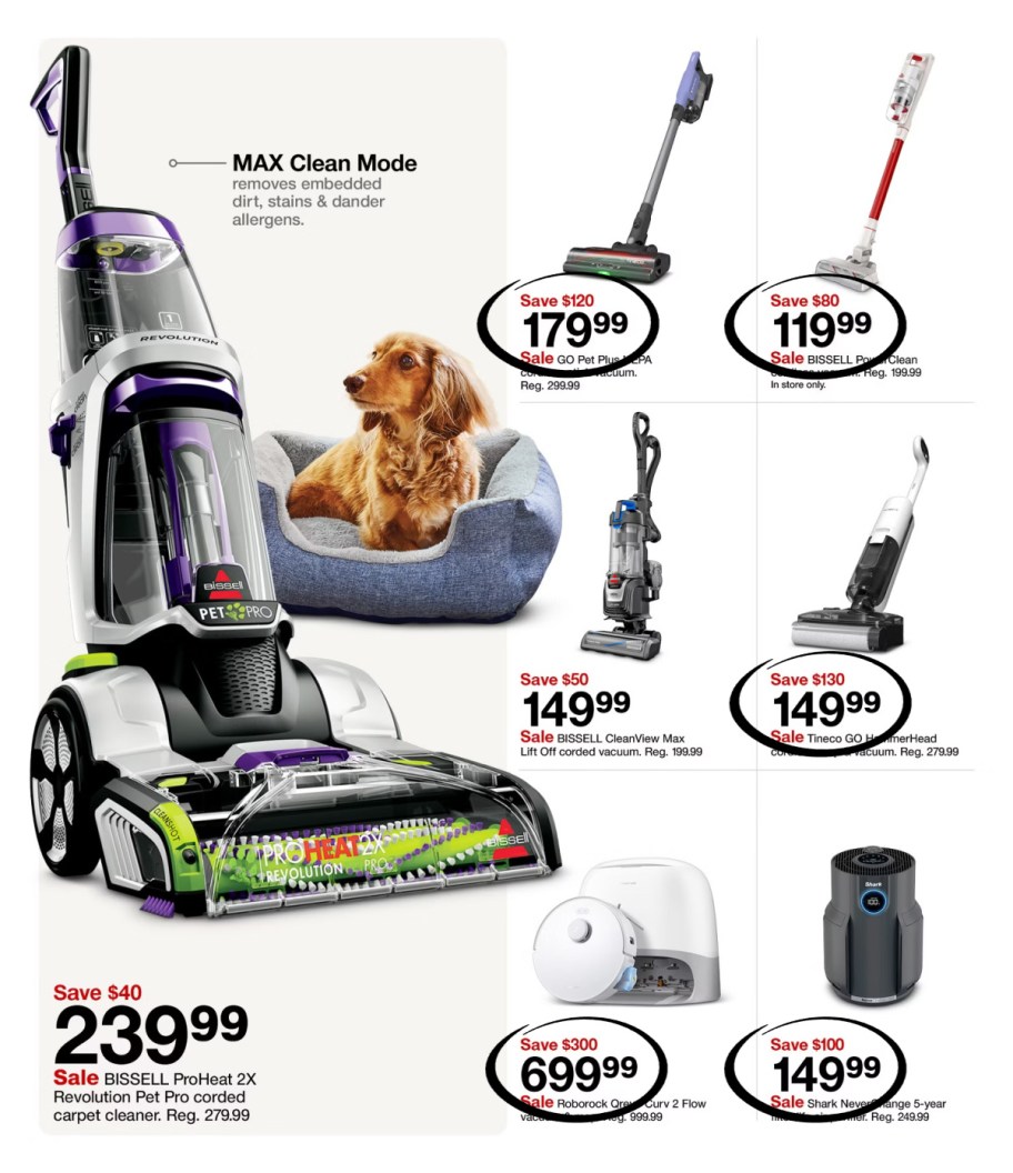page from Target ad