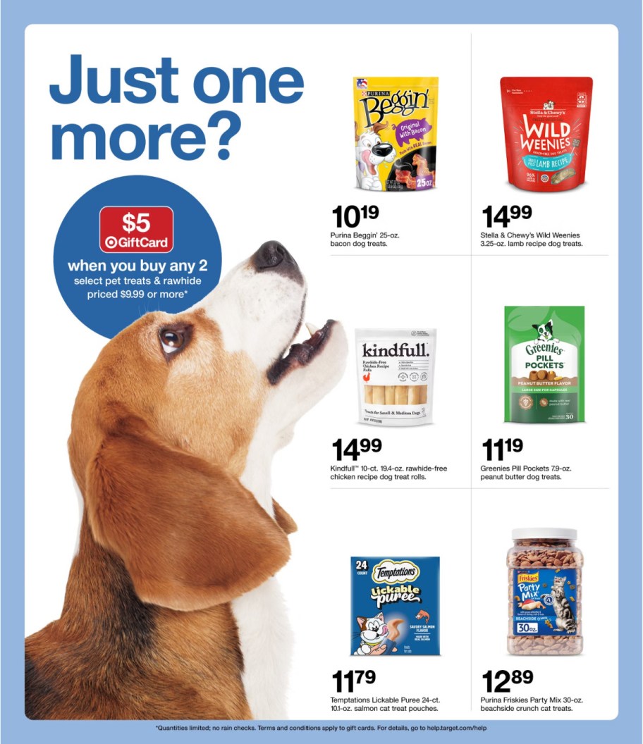 page from Target ad