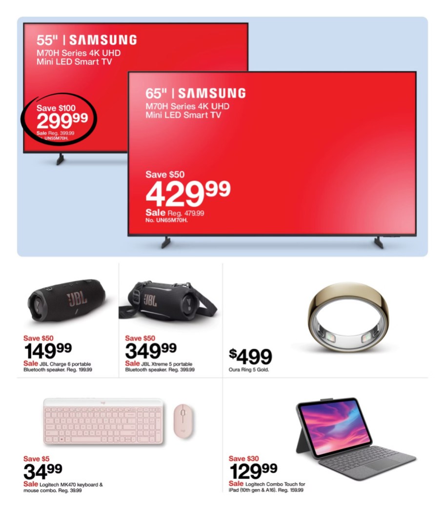 page from Target ad