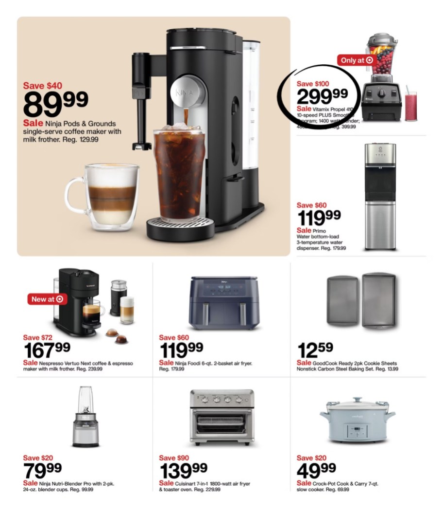 page from Target ad