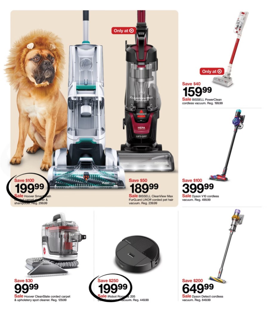 page from Target ad