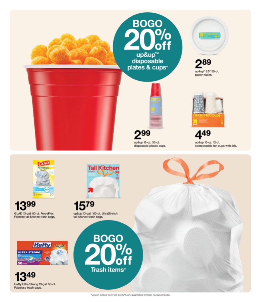 page from Target ad