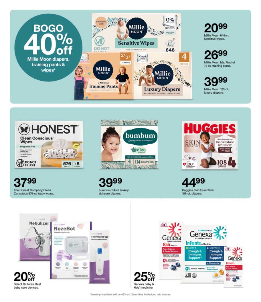 page from Target ad