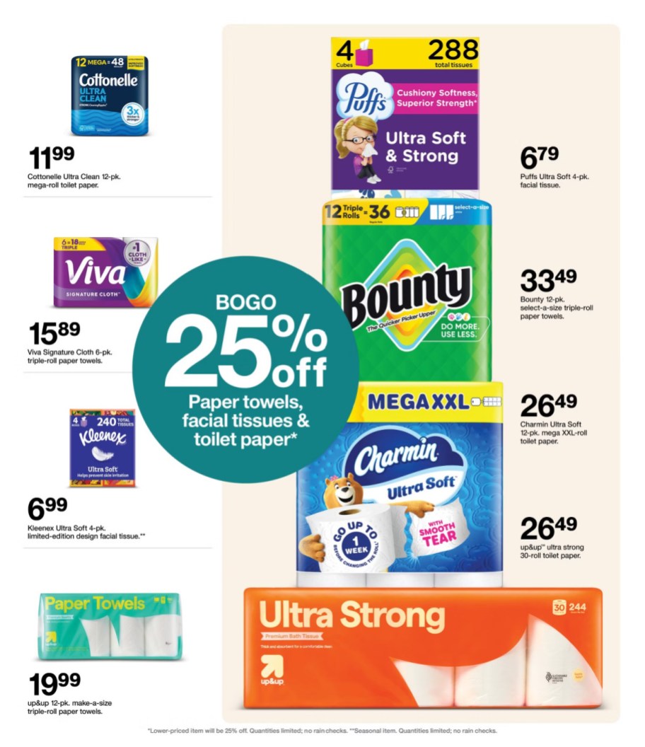 page from Target ad