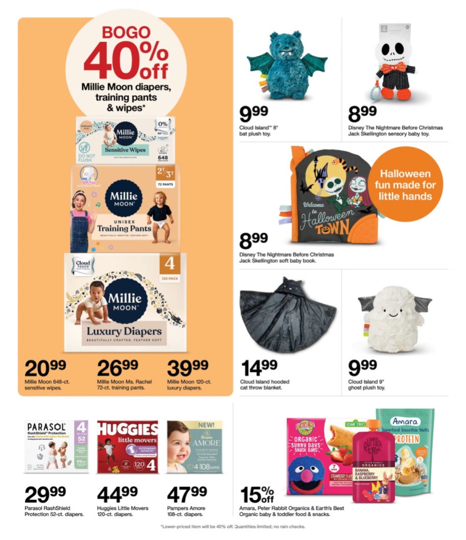 page from Target ad