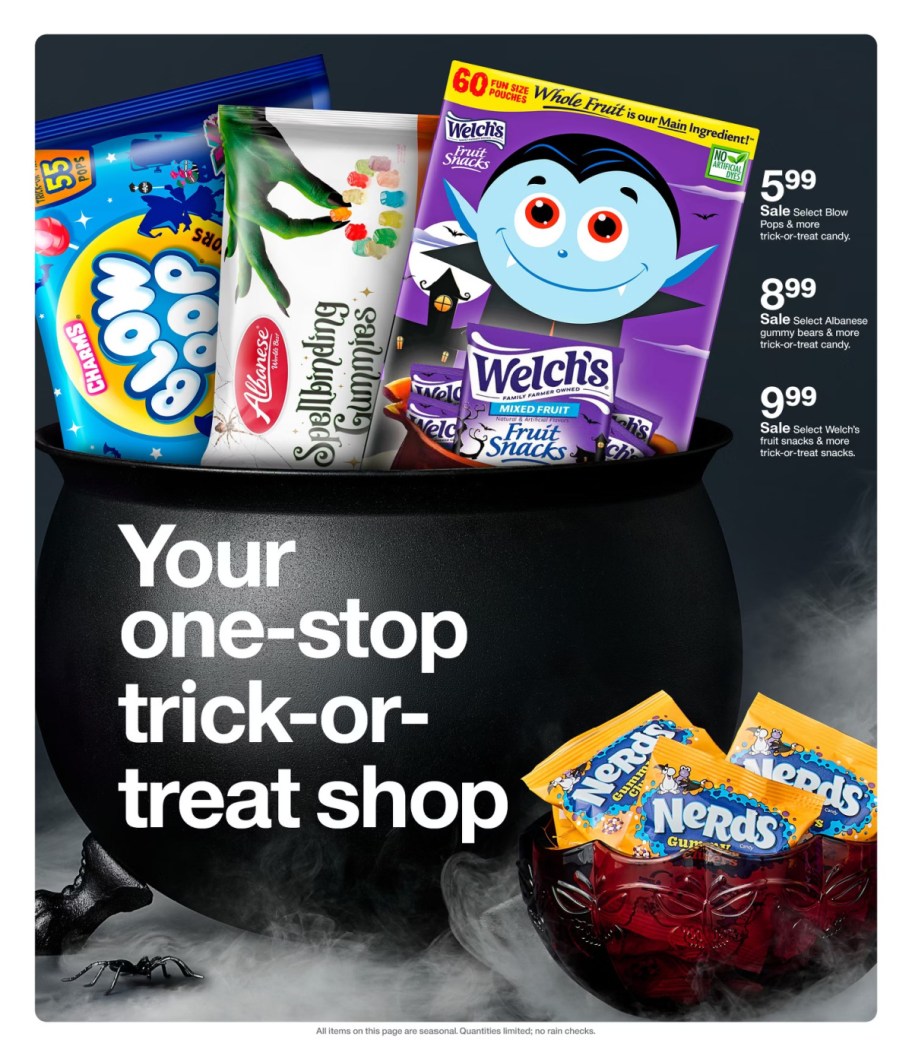 page from Target ad