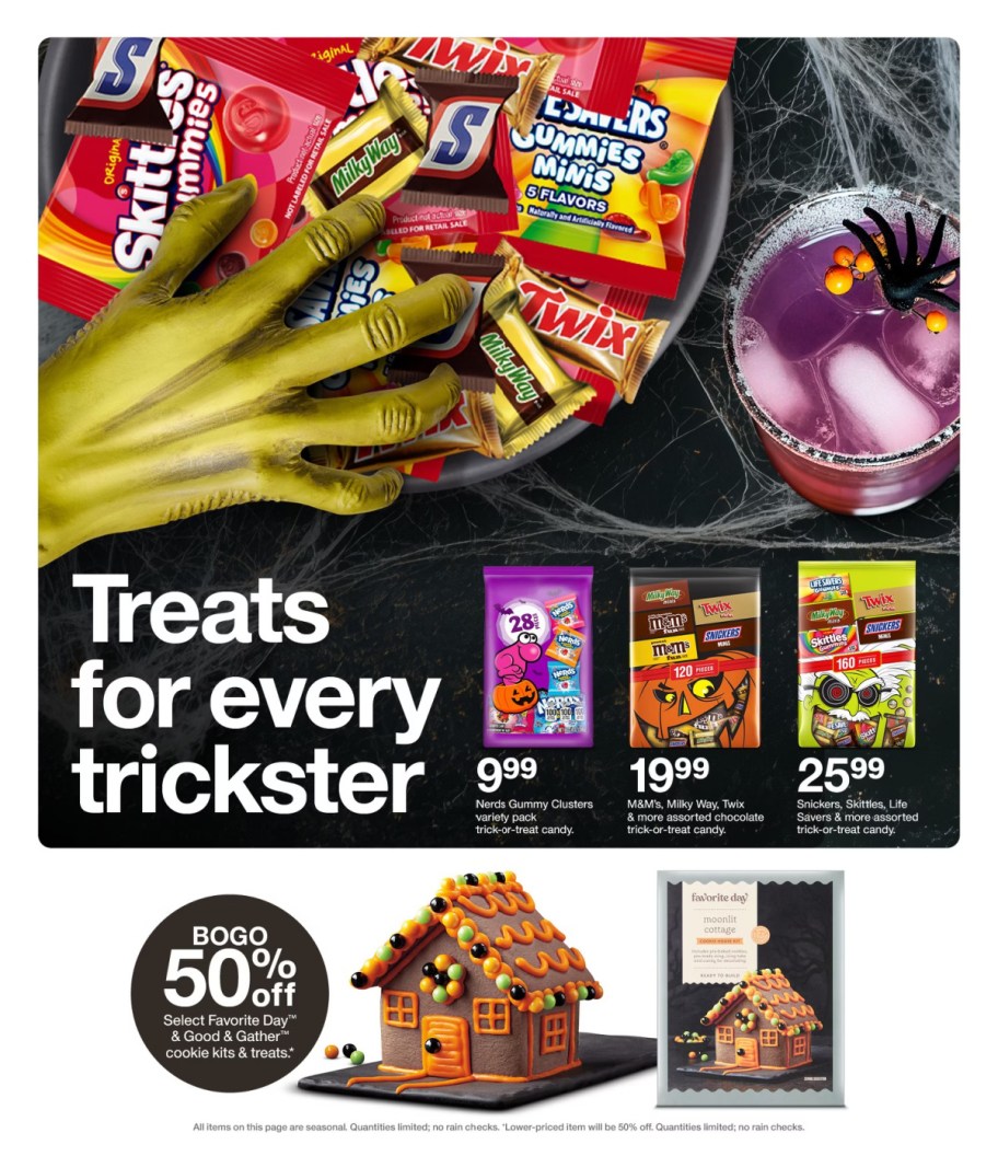 page from Target ad