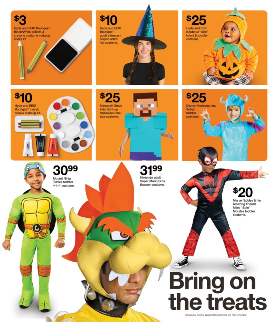 page from Target ad