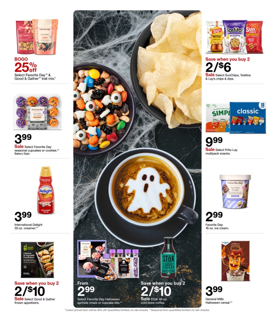 page from Target ad