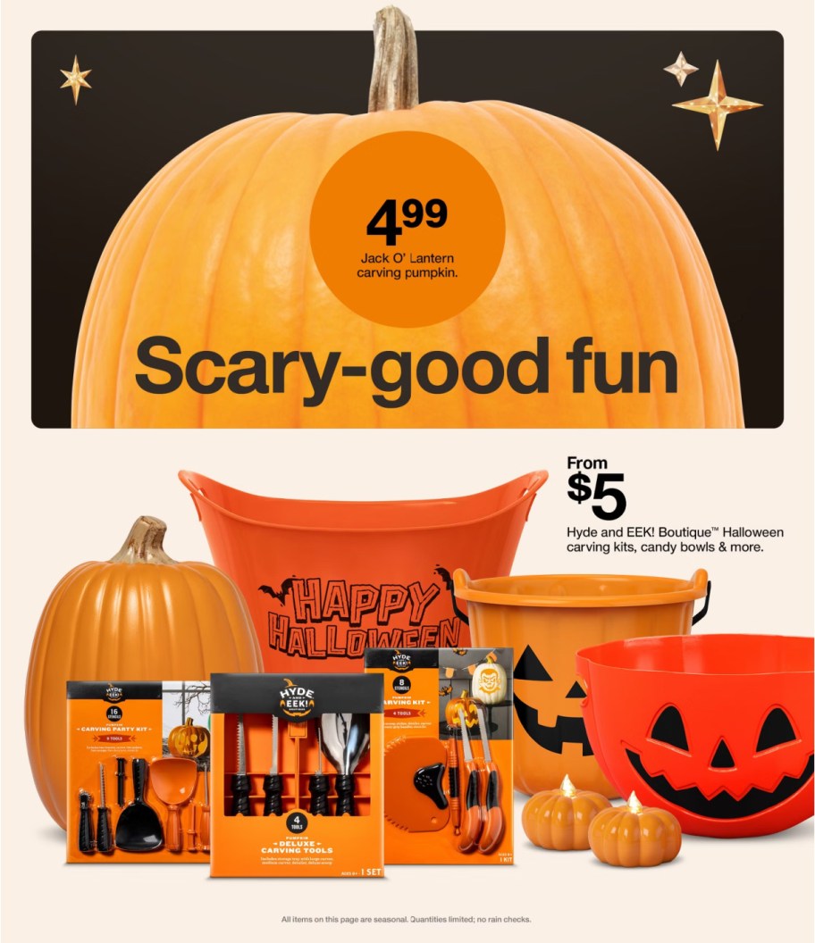 page from Target ad