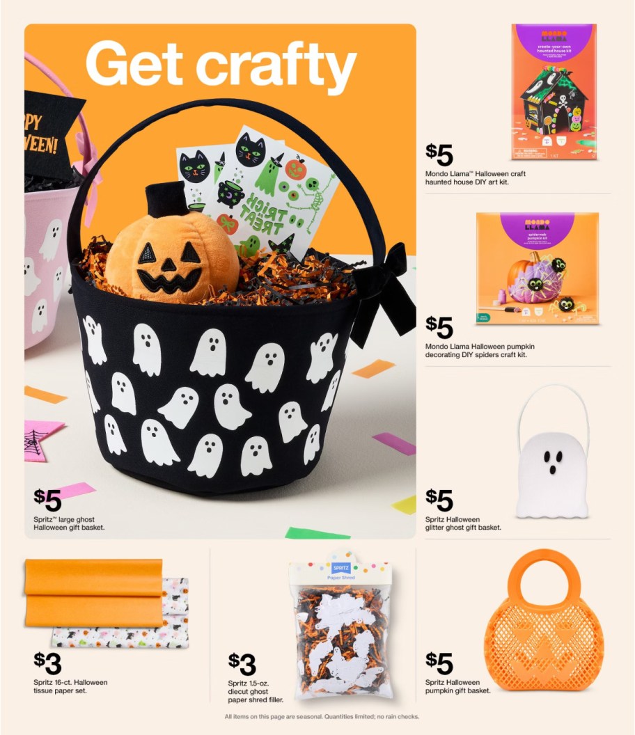 page from Target ad