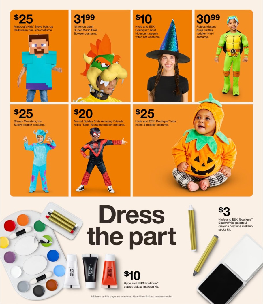 page from Target ad