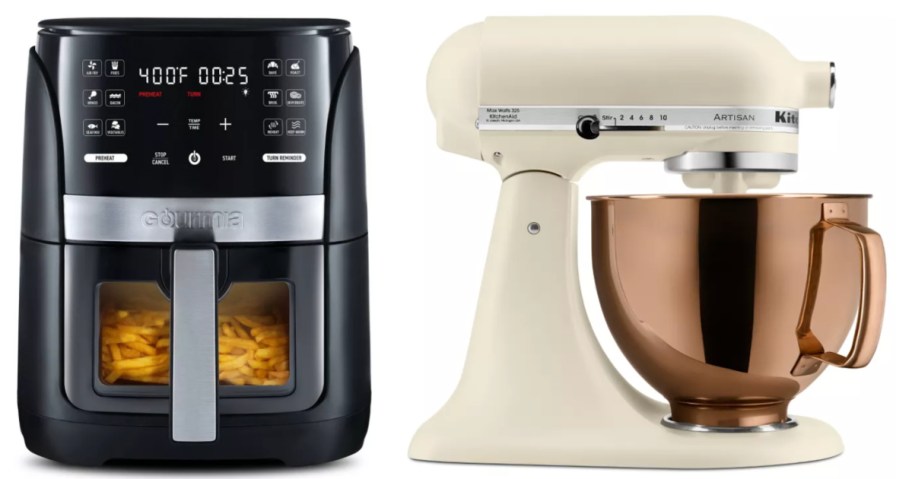 air fryer and stand mixer
