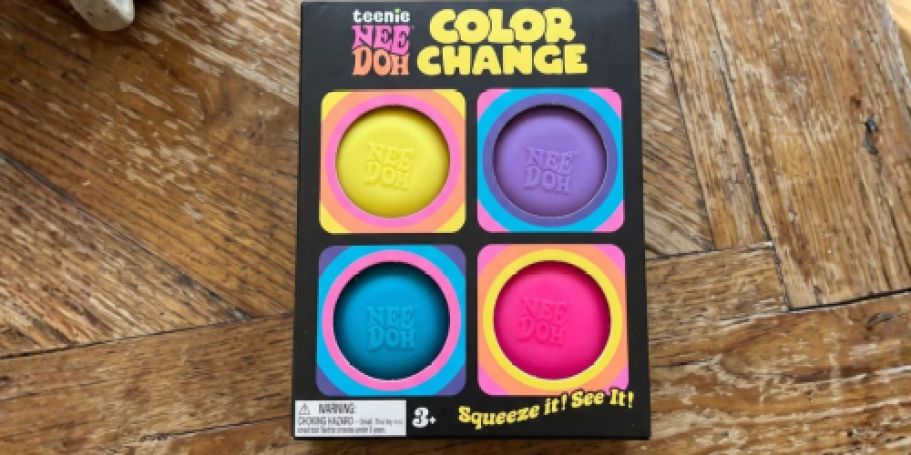 This Teenie Needoh Color Change Squishy 4-Pack Will Sell Out!