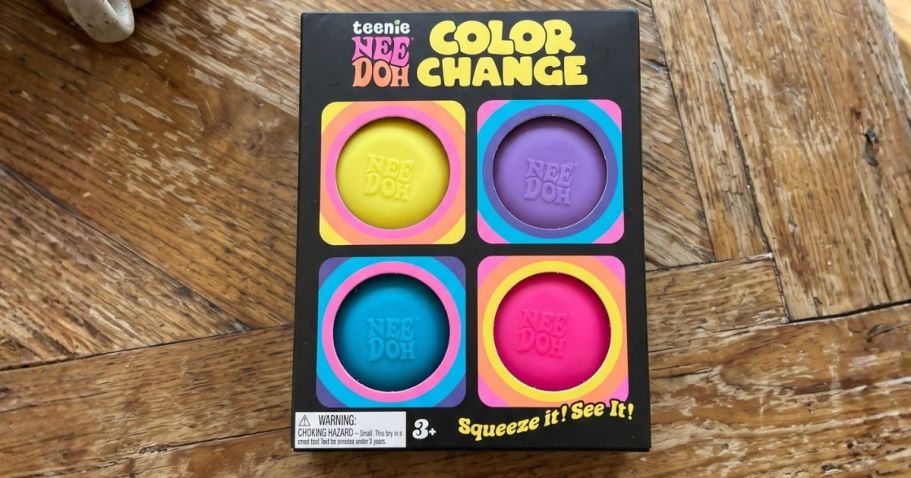 This Teenie Needoh Color Change Squishy 4-Pack Will Sell Out!