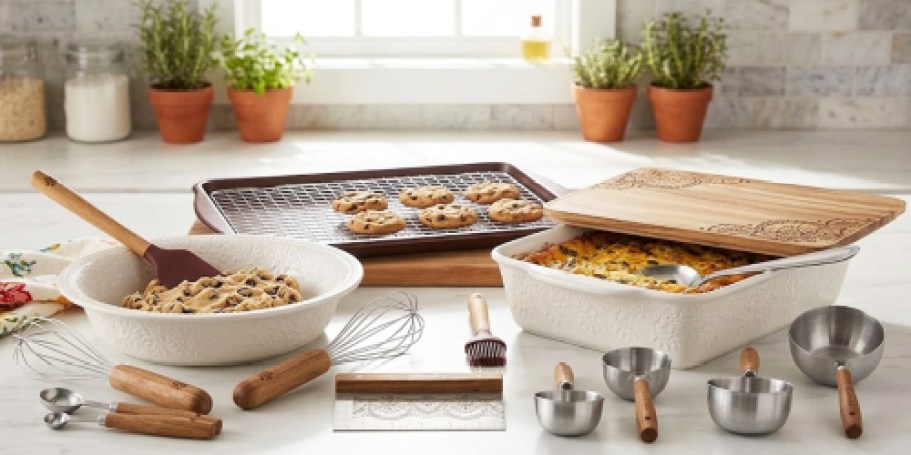 The Pioneer Woman 20-Piece Bake Set Just $47.97 on Walmart.com (Reg. $120)