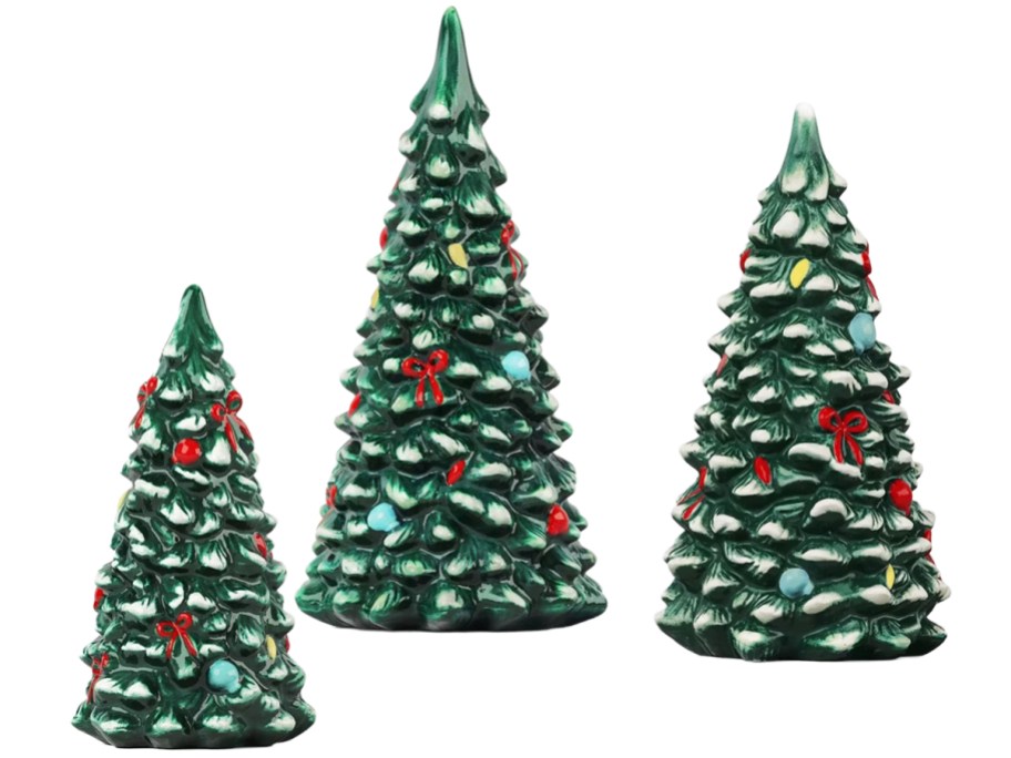 Threshold Decorated Earthenware Christmas Tree
