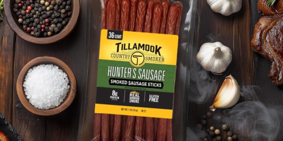 Tillamook Smoked Sausage Sticks 36-Pack Just $11.84 Shipped on Amazon
