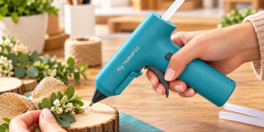 Cordless Hot Glue Gun w/ 20 Glue Sticks Only $12.99 on Amazon (Reg. $20)