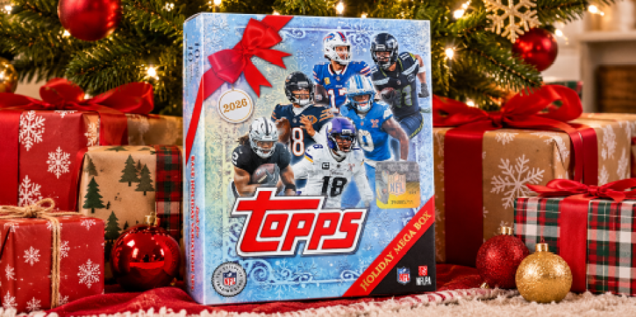 Preorder the Topps 2026 NFL Holiday Mega Box on Amazon Before It Sells Out