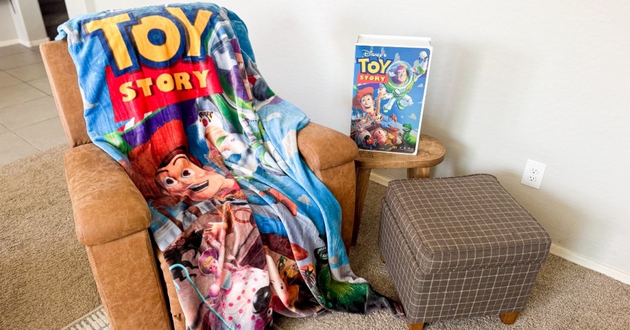 Disney Movie Throw Blanket w/ VHS Gift Box Just $19.98 on SamsClub.com (May Sell Out)